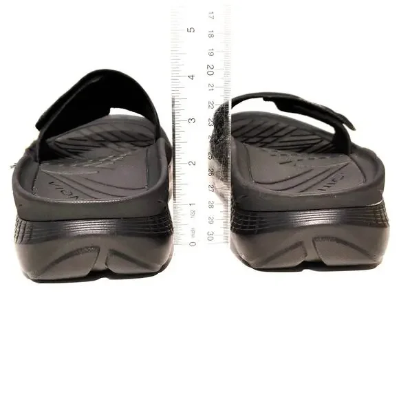 Vionic Rejuvenate Adjustable Slide Sandals Black Orthotic Recovery Womens 9M - Picture 4 of 8